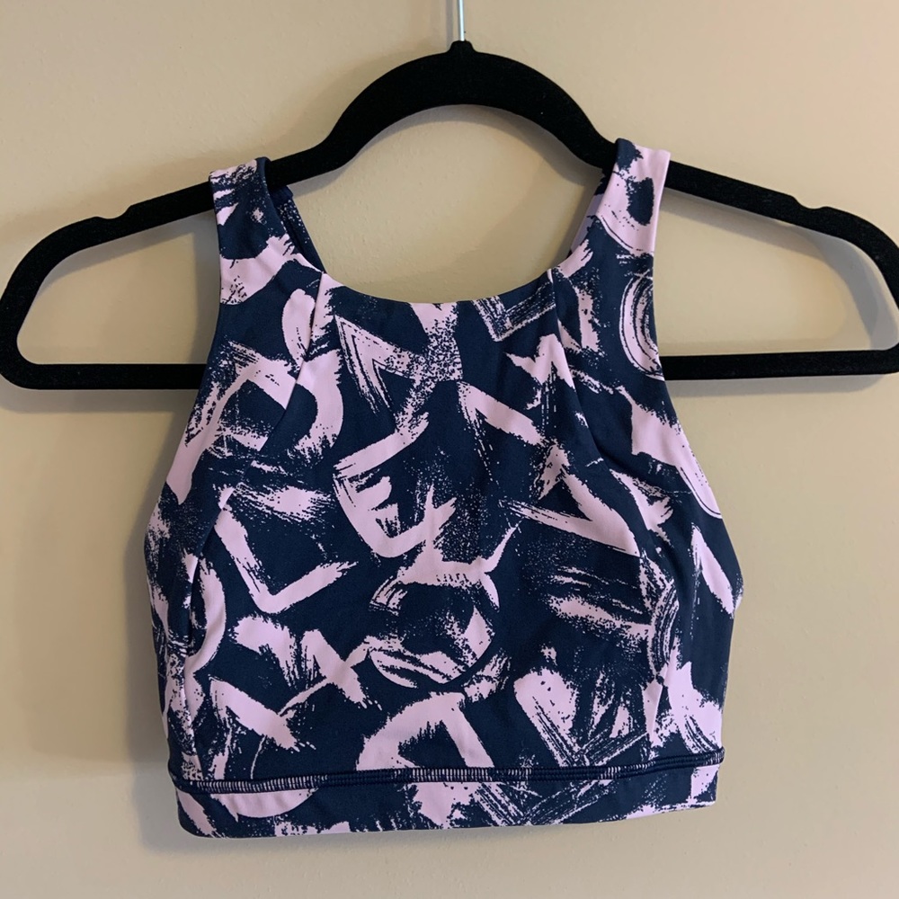 Lululemon High Neck Energy Bra, size 6